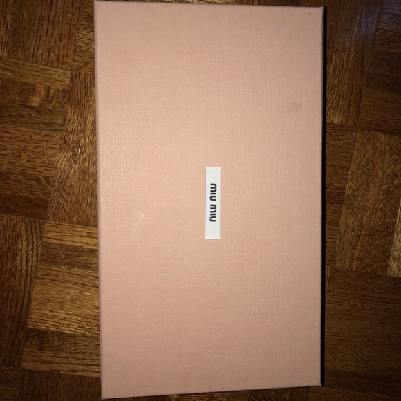 Miu Miu Gold Leather Sneakers with Crystal - Picture 2 of 6